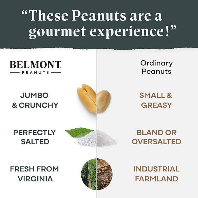 Belmont Peanuts Black Truffle Virginia Peanuts 25oz Farms Collection