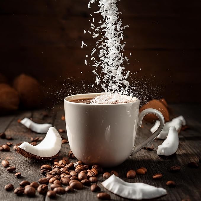 Fresh Roasted Coffee Coconut Flavored Coffee 5 lb (80 oz) Medium Roast Kosher Ground