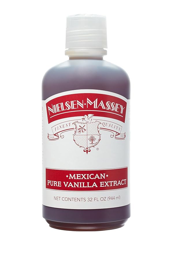 Nielsen-Massey Mexican Pure Vanilla Extract for Baking and Cooking 32 Ounce Bottle