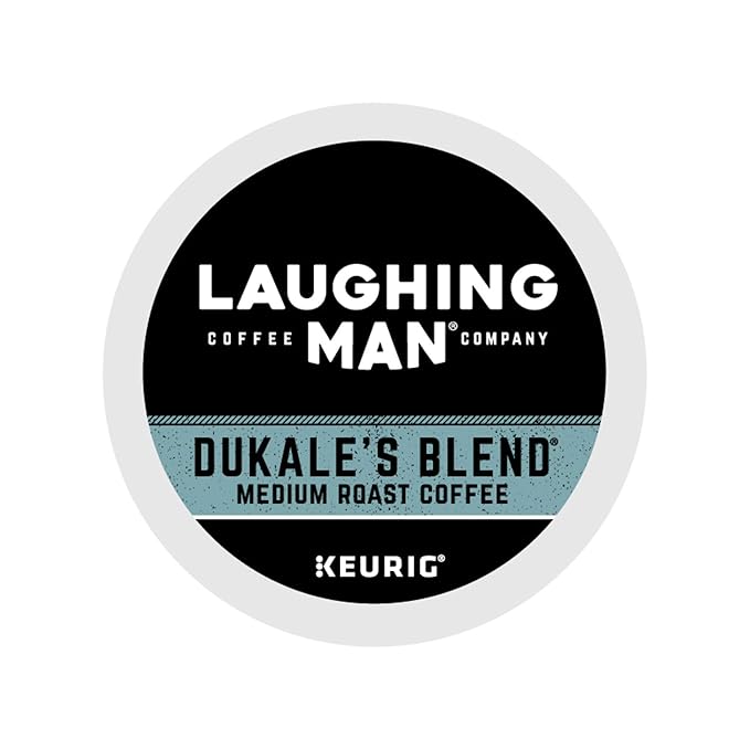 Laughing Man Dukale's Blend Single-Serve Keurig K-Cup Pods Medium Roast Coffee 16 Count