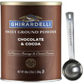 Ghirardelli Chocolate Company Sweet Ground Chocolate &amp Cocoa Gourmet Powder 3 lbs with Ghirardelli Stamped Barista Spoon
