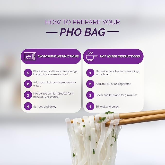 VIFON Phở Bò Vietnamese Style Instant Rice Noodles 2.11 oz (Pack of 24) | Halal Certified | Authentic Vietnamese Phở | Ready in 3 Minutes