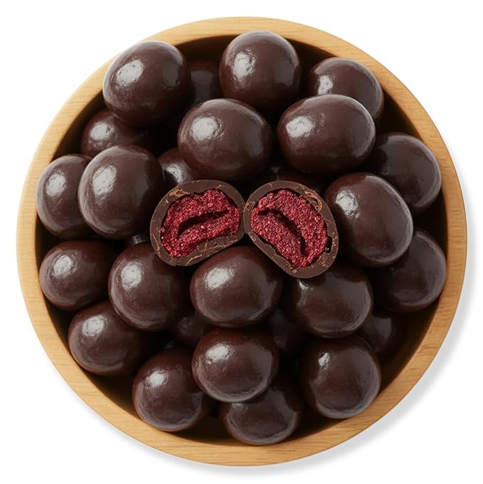NY Spice Shop Dark Chocolate Covered Strawberries - 3 Pound Bulk Sweet Chocolate Strawberry Snacks - Chocolates Treats for Festive Parties Celebration Tables &amp Strawberry Lovers