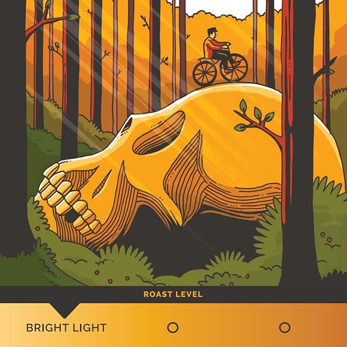 Stone Creek Coffee Light Roast Ground Coffee – 12 Ounce (Pack of 1) – Smooth Specialty Fresh Roasted Coffee Beans with Juicy and Citrus Tasting Notes Boneshaker Colombia