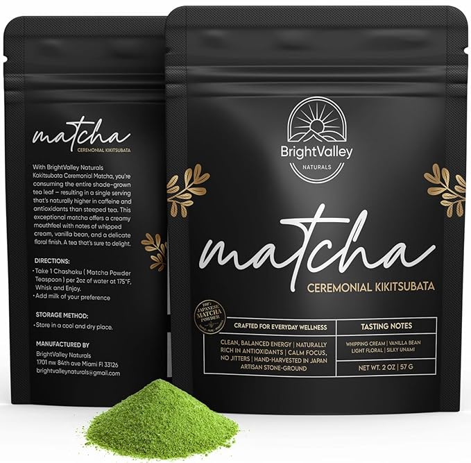 Ceremonial Grade Premium Matcha Powder Kakitsubata – Premium First-Harvest 100% Japanese Matcha PowderGreen Tea Ultra-Vibrant Color Stone-Ground Elite Flavor &amp Clean Energy Small-Farm Harvest