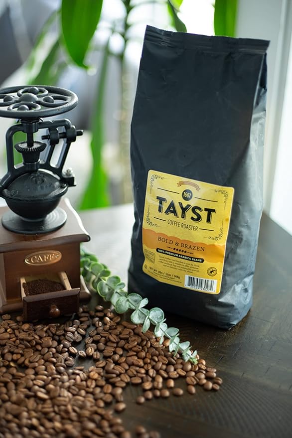 Tayst Coffee Defiantly Decaf Dark Roast Gourmet Premium Coffee 2lb Bag