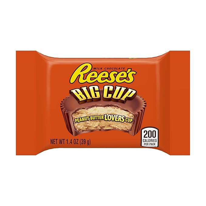 Reeses - Peanut Butter Big Cup - 1.4 Oz - Pack Of 16