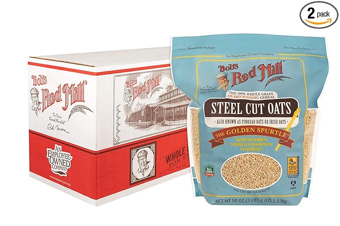 Bob's Red Mill Steel Oats Cuts 54 Ounce (Pack of 2)