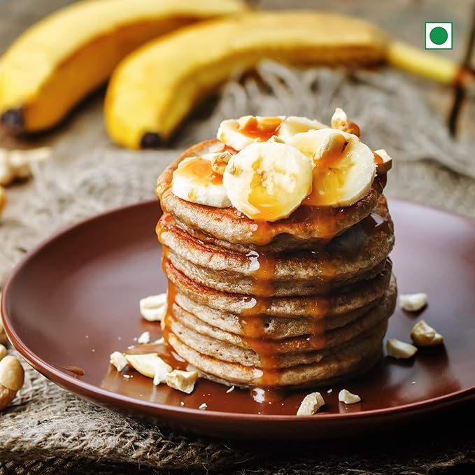 Slurrp Farm Millet Pancake Mix Combo | Banana Choco Chip Chocolate Blueberry &amp Classic | High Protein Breakfast for Kids &amp Adults | No Maida No Refined Sugar | 5.29 Oz (Pack of 4)