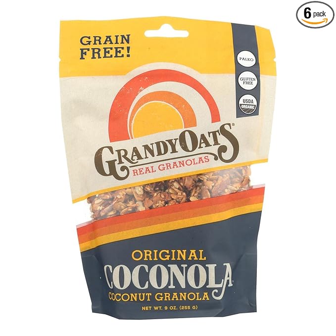 GRANDY OATS Organic Granola Original Coconola - Pack of 66