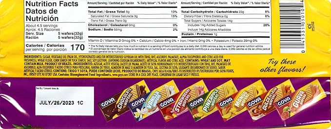 Goya Coconut Wafers 4.94 Ounce (Pack of 24)