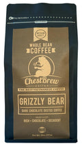 ChestBrew Grizzly Bear – Chocolate Dusted Vietnamese Whole Bean Coffee 20 oz