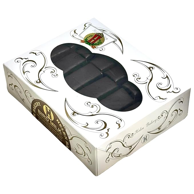 Bird Milk Candies Airy Souffle Coated in Dark Chocolate by Helen Bakery Handcrafted in Small Batches 30 pcs per pack 20 oz | 566 g (pack of 2)