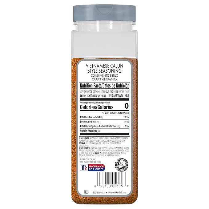 McCormick Culinary Vietnamese Cajun Style Seasoning 24 oz