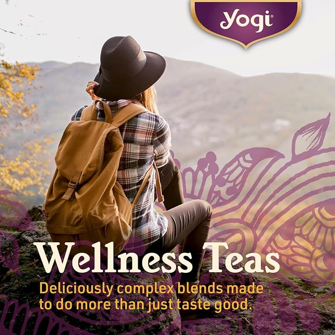 Yogi Tea Pure Green Tea - 16 Bags per Pack (6 Packs) - Organic - Supports Overall Health &amp Provides Antioxidants | per Pack Organic