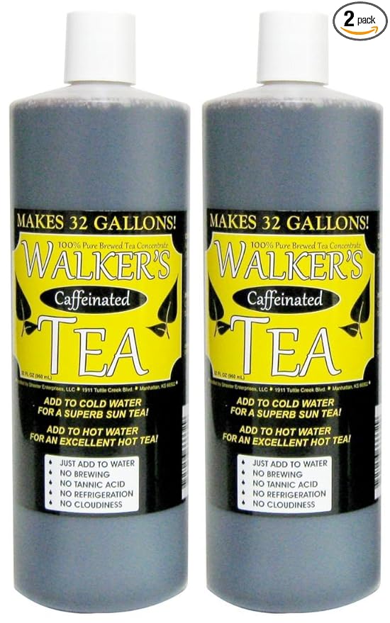 Liquid Tea Concentrate with Caffeine- Makes 64 Gallons!
