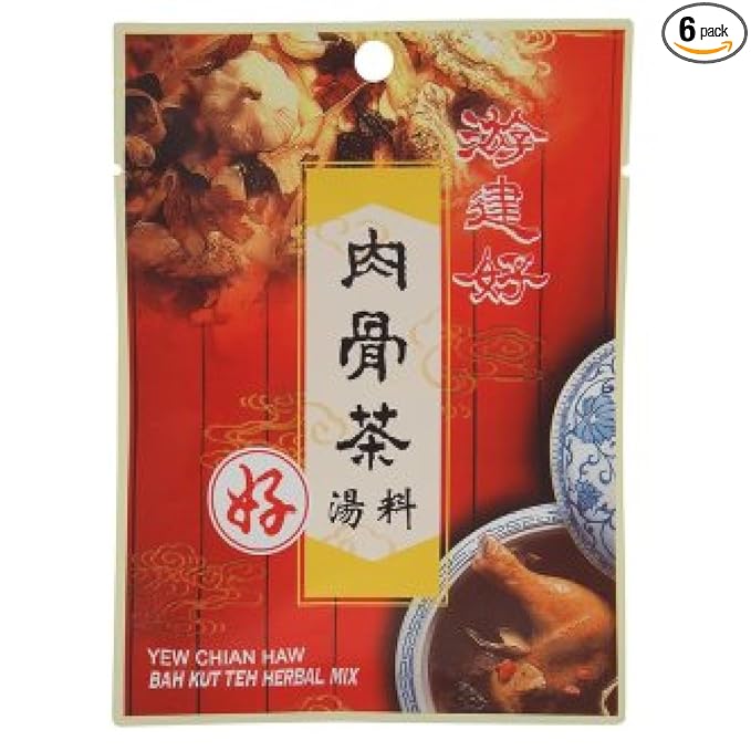 Yew Chian Haw Bah Kut Teh Herbal Mix Soup 50g (6 Pack)