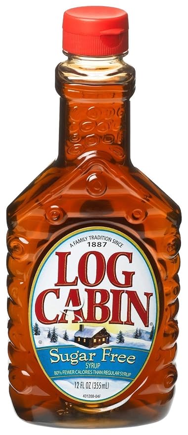 Log Cabin Sugar Free Syrup 12 Ounce -- 12 Case