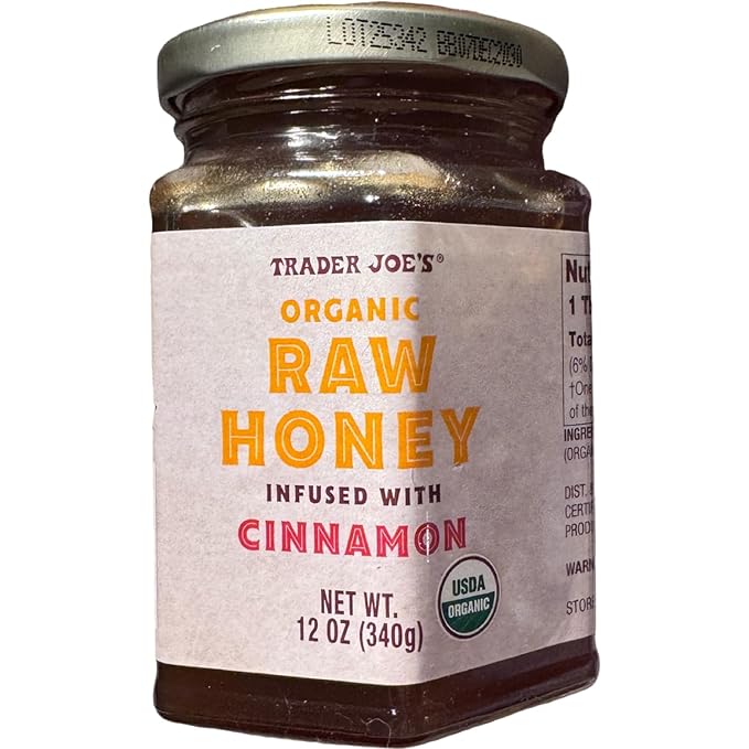 Trader Joe's Organic Raw Honey Infused with Cinnamon (12 oz)