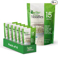 Better Than Noodles - USDA Organic Certified Shirataki Noodles Low Carb Keto-Friendly Gluten-Free No Odor Instant Ready Konjac Pasta &amp Rice Alternative – 14oz (Pack of 6)