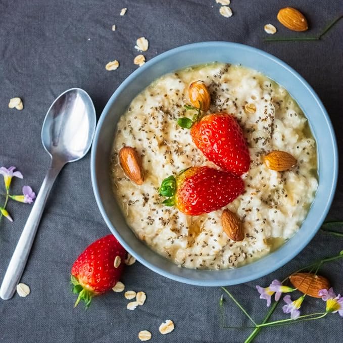 Olive &amp Vine Rolled Oats Nutty Flavor For Breakfast &amp Baking Rich Tradition Authentic Taste For Global Recipes (4.5 Pound)