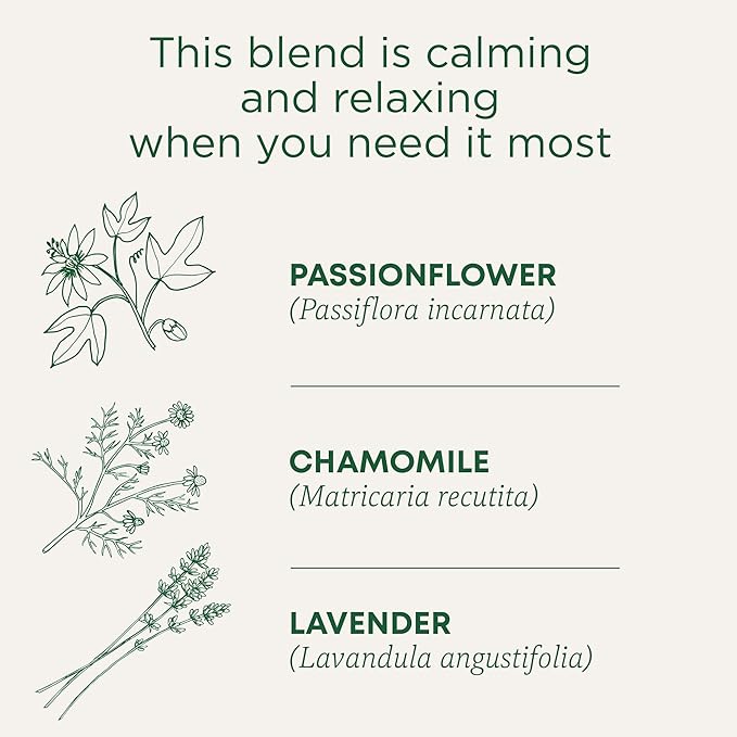 Traditional Medicinals Tea Organic Cup of Calm Calming &amp Relaxing with Chamomile Mint Kosher Non-GMO Caffeine-Free Compostable - 96 Tea Bags (6 Pack)