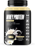 PERFORMIX - Whey Protein Isolate Blend - 24g of Protein - 5.4g of BCAAs - 110 Calories - Muscle Building &amp Post Workout Recovery - 100% Whey Protein Powder - 1.98 lbs - 30 Servings - Vanilla