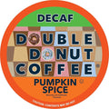 Double Donut Pumpkin Spice Medium Roast Flavored Decaf Coffee Pods for Keurig K-Cup Makers from Double Donut 96 Capsules
