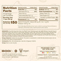 BODi BEACHBAR Plant-Based Chocolate Almond Crunch – Protein Rich Vegan Snack Bar Gluten-Free Low Glycemic Index 10g Protein 150 Calories 15 Bars per Box
