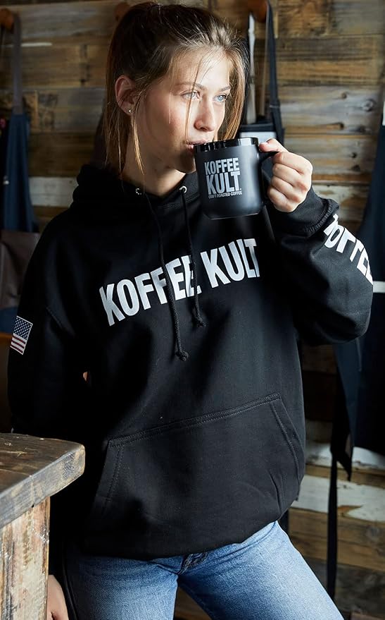 Koffee Kult Medium Roast Decaf Coffee Beans Colombian Single Origin 100% Arabica Naturally Swiss Water Process Chemical Free - 32oz Resealable package