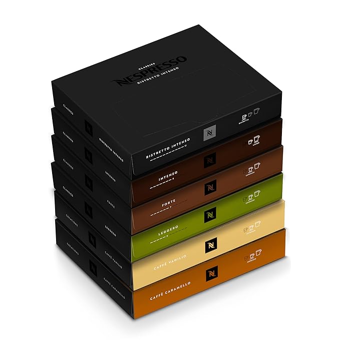Nespresso Professional Coffee Capsules Favorites Assortment Coffee Bundle 300-Count Capsules