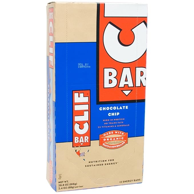 Clifbar Clif Bars - 12 Pack Chocolate Chip Crunch One Size