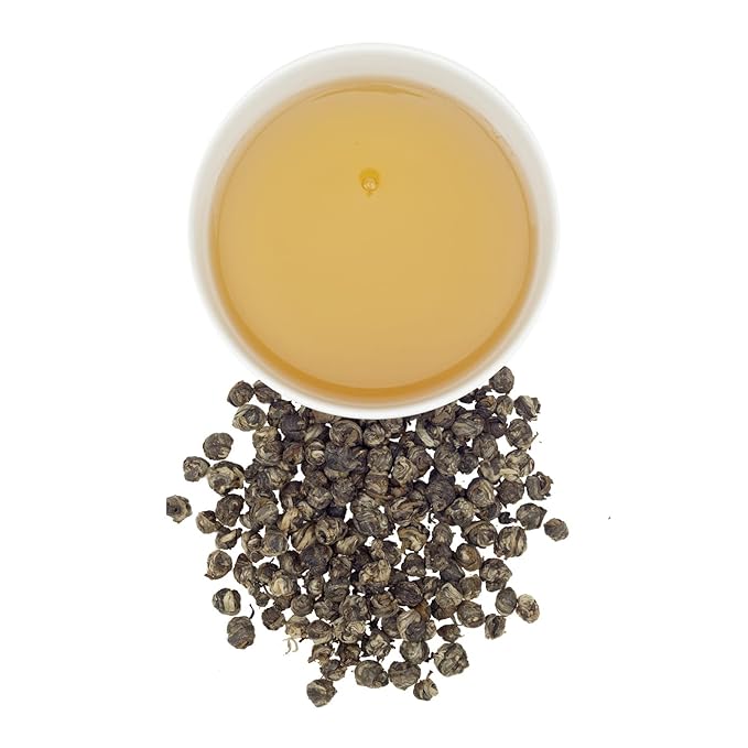 Dragon Pearl Jasmine Tea 4 oz (112 g) Harney &amp Sons (Pack of 2)