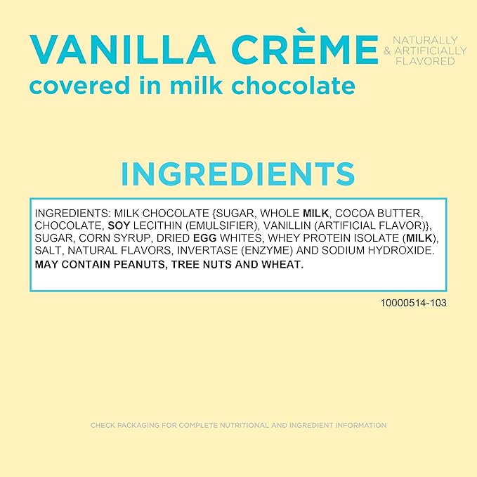 RUSSELL STOVER Easter Vanilla Crème Milk Chocolate Easter Egg 1.3 oz. (Pack of 18)