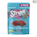 Stryve Protein Snacks - Better Than Jerky Steak Snacks. Protein Rich Beef Biltong | 32g Protein Sugar Free Carbs Free Gluten Free Dairy Free Keto &amp Paleo Friendly | Hickory Pack Of 4
