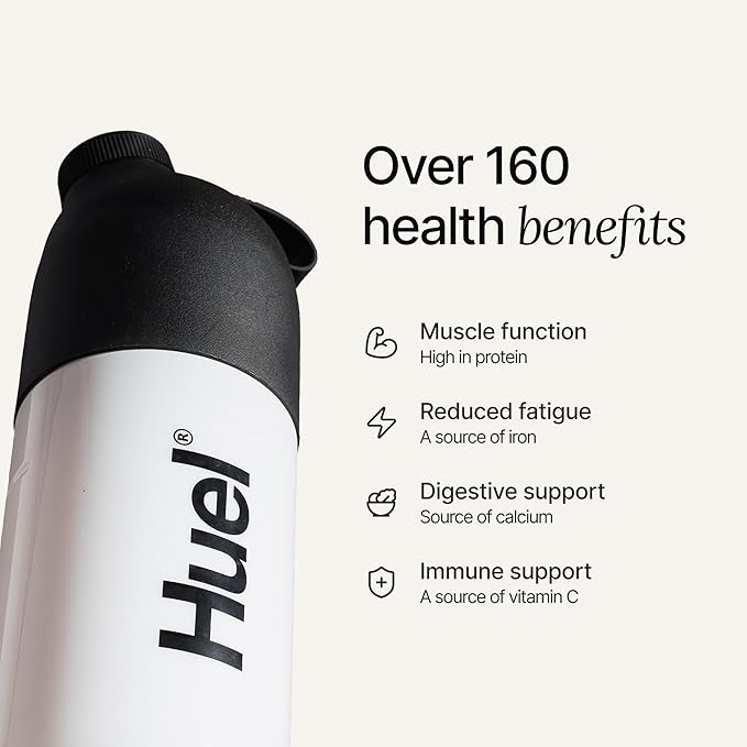 Huel Black Edition | Banana 40g Vegan Protein Powder | Nutritionally Complete Meal Replacement | 27 Vitamins and Minerals Gluten Free | 17 Servings