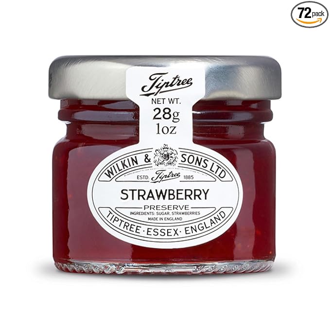 Tiptree Strawberry Preserve Minis 1 Ounce (Pack of 72)