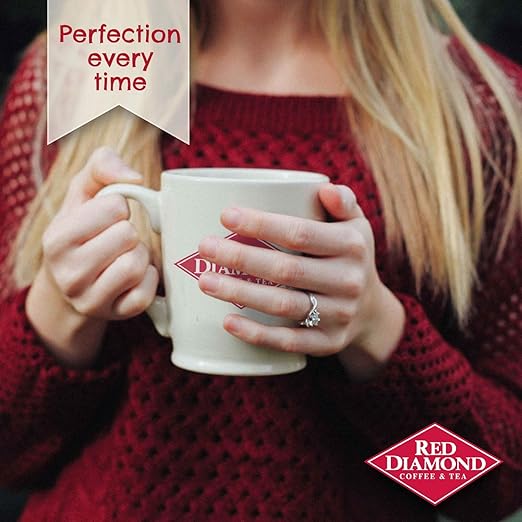 Red Diamond Ground Coffee | Classic Blend | Medium Roast | Arabica Beans | Smooth &amp Rich Flavor | 11 Ounce Resealable Bags (4 Pack)