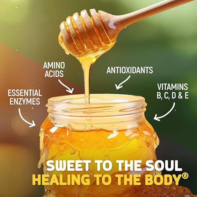 Fischer's 100% Organic Honey USDA Certified – Pure Raw &amp Unfiltered Honey – All-Natural Sweetener – Rich Flavor Profile Packed with Nutrients 24 Oz (Pack of 2)