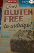 HEB Feel Gluten Free to Indulge! Baking Mixes (Pack of 3) (Brownie Mix 16 oz.)