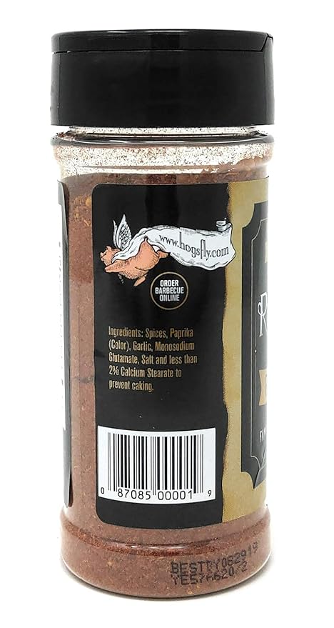Charlie Vergos Rendezvous Famous Memphis Barbecue Dry Rub Seasoning (4.5 oz)4-Pack
