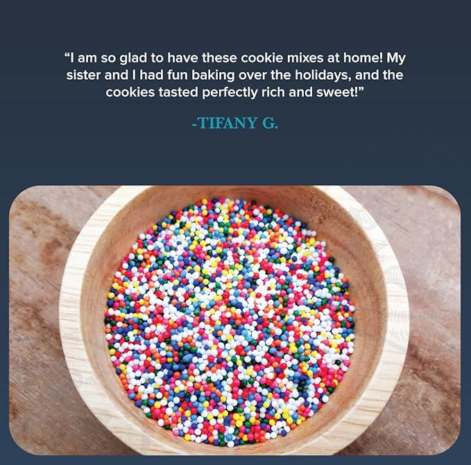 The Cravory: Bake Your Own Cravory Birthday Cake Cookie Mix - 2 Jars - Makes up to 14 (2oz.) Homemade Gourmet Cookies per Jar - Mix Bake and Serve as a Homemade Dessert Snack or Baked Goods