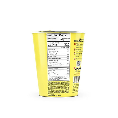 A-Sha &amp SpongeBob Squarepants Good Noodles (6 Pack) | Ready for Ramen (Mildly Spicy Flavor) | Rich and Creamy Tonkotsu Broth | Better For Your Microwaveable Ramen Soup Mix