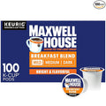 Maxwell House Breakfast Blend Mild Roast K-Cup Coffee Pods 100 ct Box