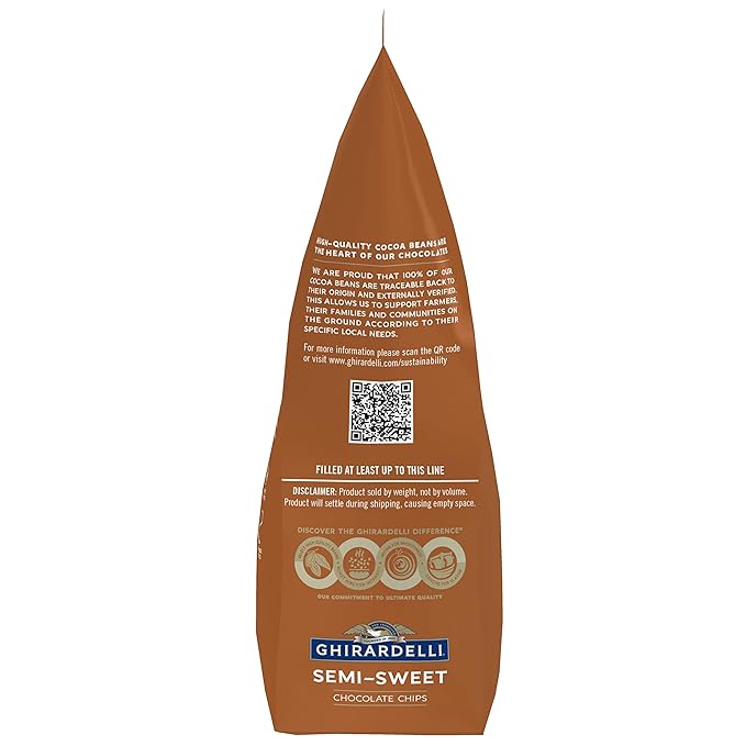 Ghirardelli Chocolate Company Semi-Sweet Chips 1000 per lb 5lb. Bag (Pack of 1)