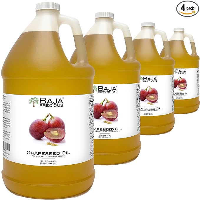 Baja Precious - Grapeseed Oil Case of 4 X 1 Gallon Jugs