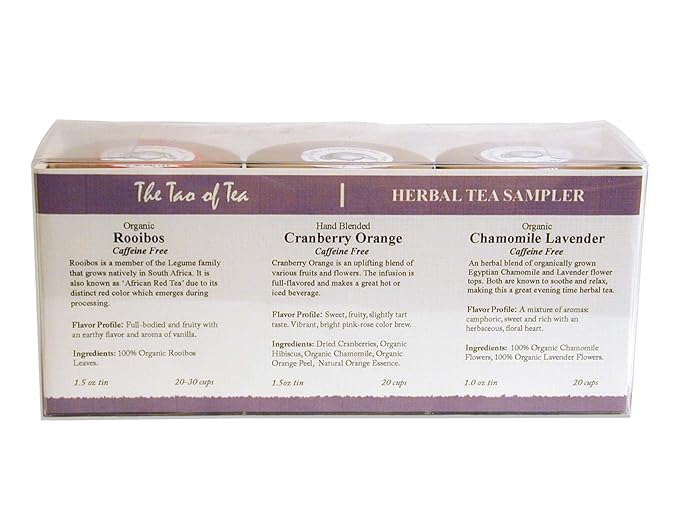 The Tao of Tea Herbal Tea Sampler Cans 1 pcs