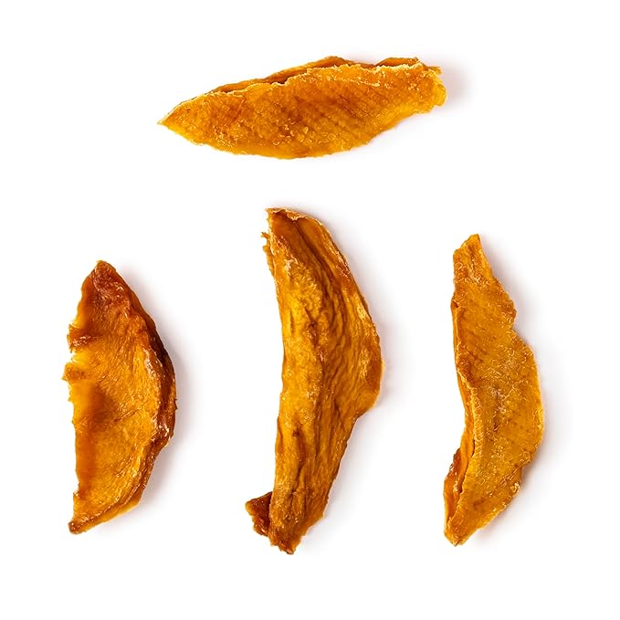 Fruitcraft Dried Mango No Sugar Added 11lbs | Pure Fresh Mango Chunks Flavor in Bulk | All-Natural Dried Mangoes for Snacking Baking and More | Premium Dry Fruit Mango Slices