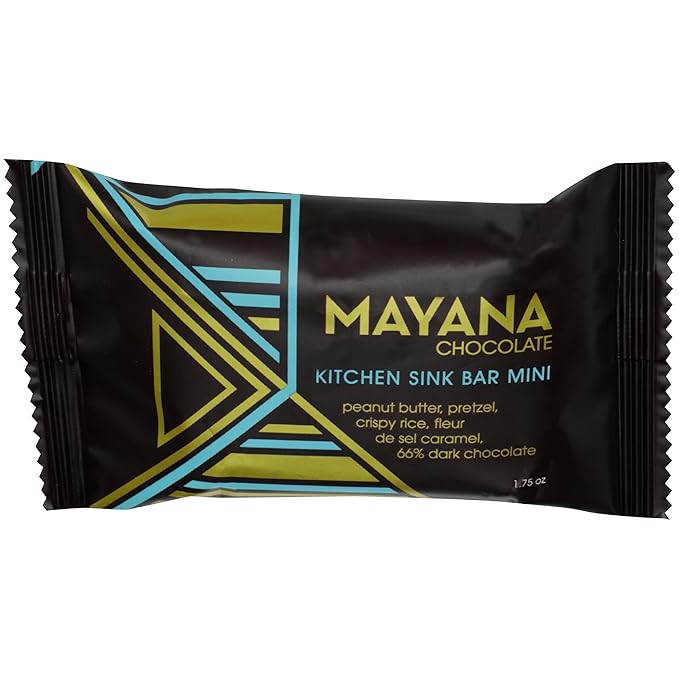 MAYANA CHOCOLATE Kitchen Sink Mini Bar 1.5 Ounce - 10 Count