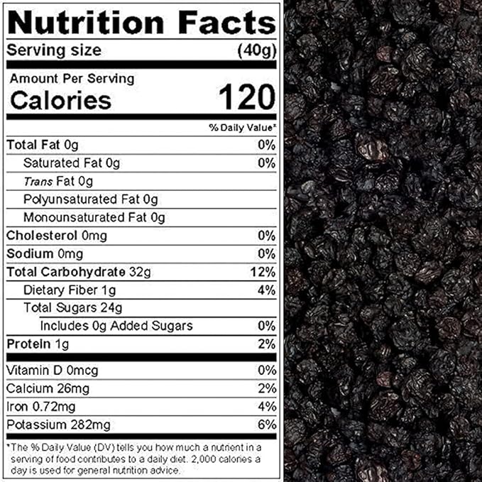 Currants Natural Zante Dried Seedless Grapes Snack Ingredient Sweet Tangy Healthy Super Food Lucius Mindful (1 Pound (Pack of 2))